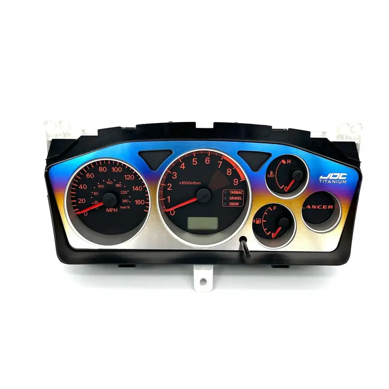 Jdc Titanium Gauge Cluster Overlay | Evo 7/8/9 1