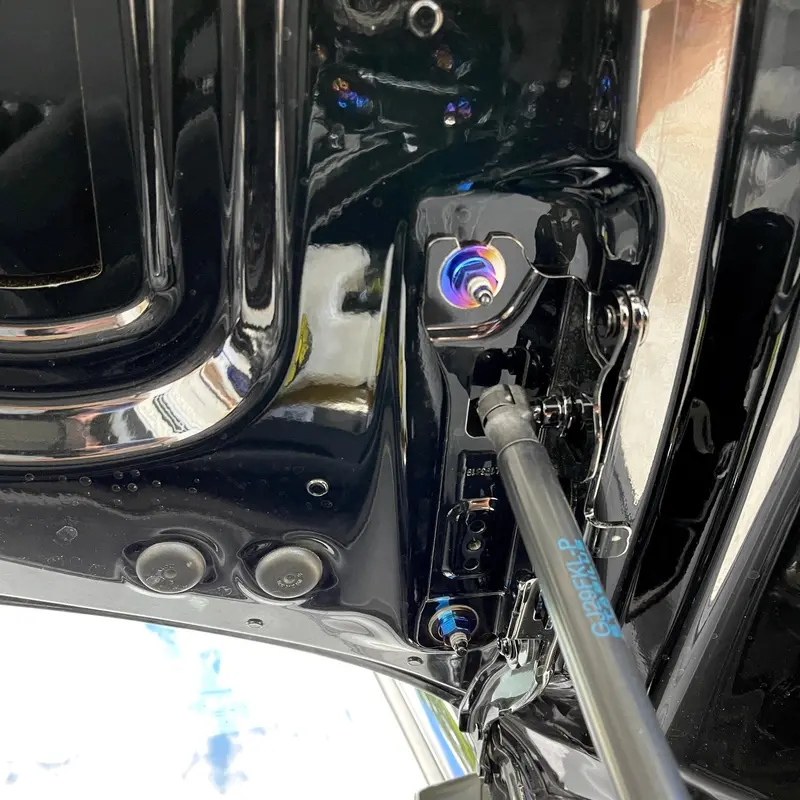 Jdc Titanium Hood Bracket Hardware Kit | A90 Toyota Supra 1