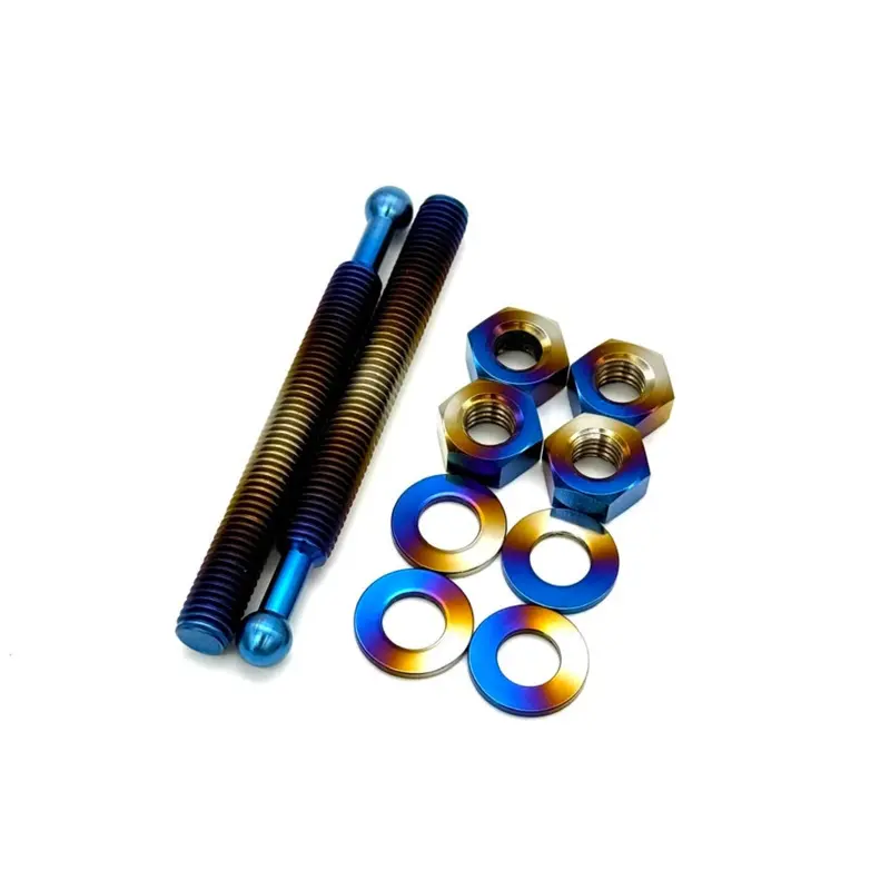 Jdc Titanium Quik-Latch Ql-38 Replacement Hood Pin Hardware Kit | Universal 1