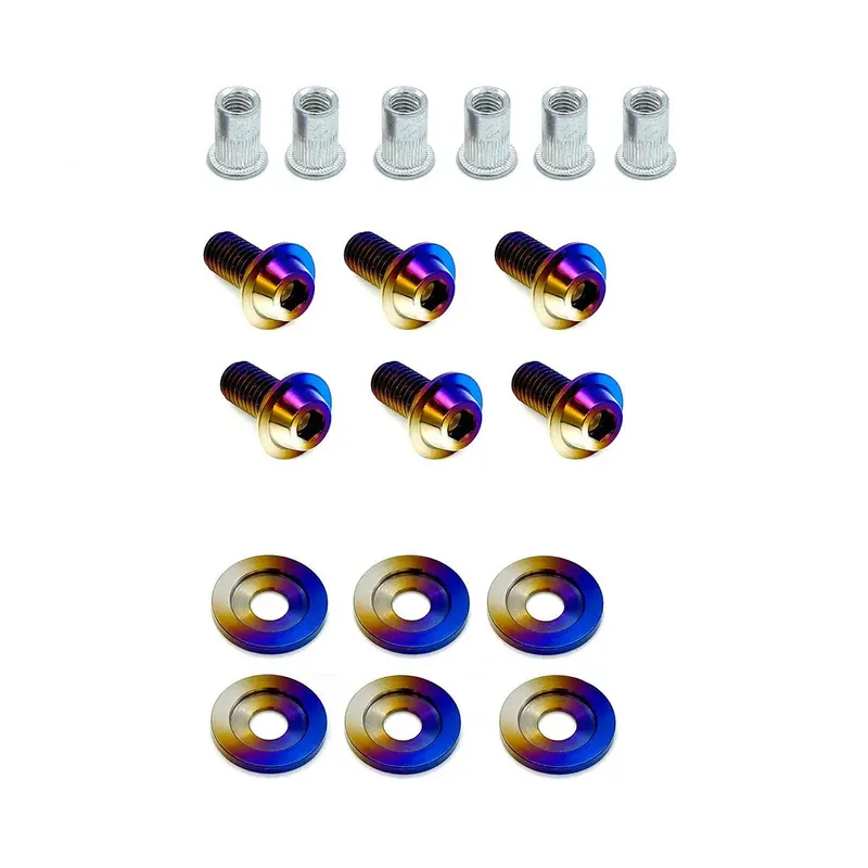 Jdc Titanium Radiator Cooling Plastic Clip Replacement Kit | Nissan 370Z 1