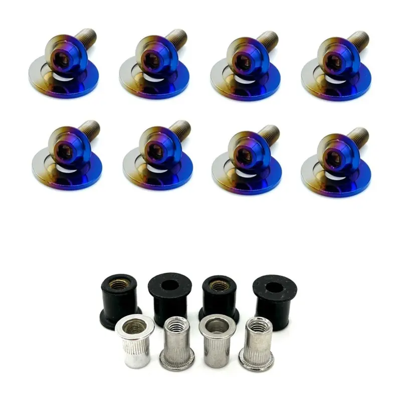 Jdc Titanium Radiator Cooling Shroud Plastic Clip Replacement Kit | Nissan R35 Gt-R 1