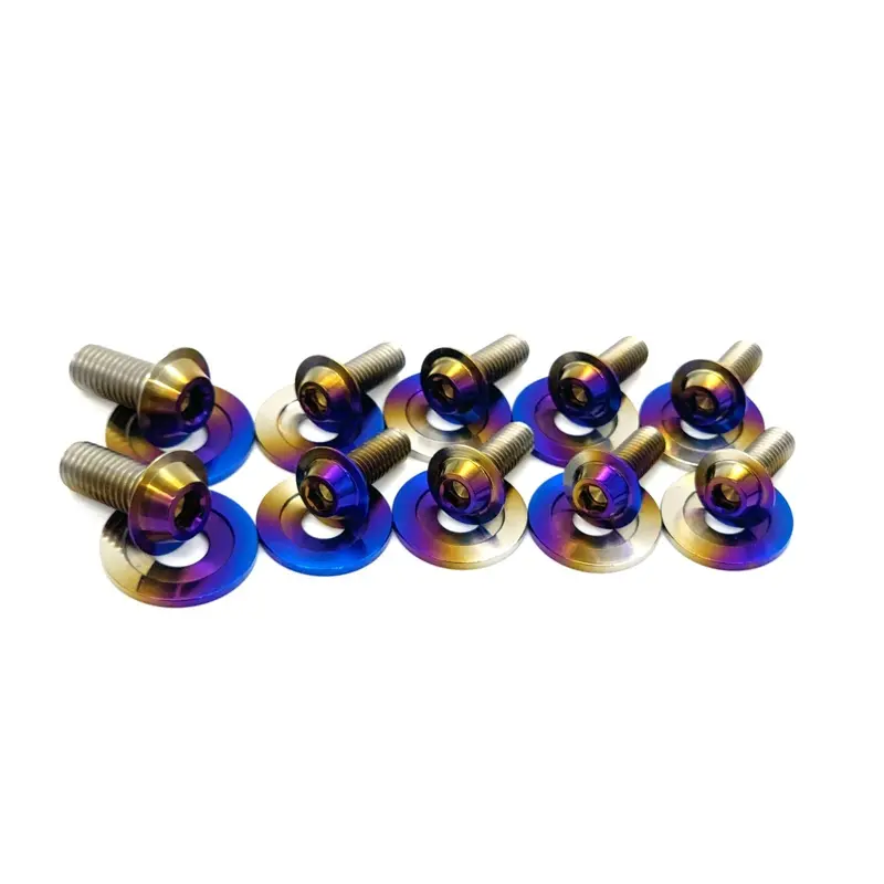 Jdc Titanium Radiator Support Area Hardware Kit | Mitsubishi Evo X 1