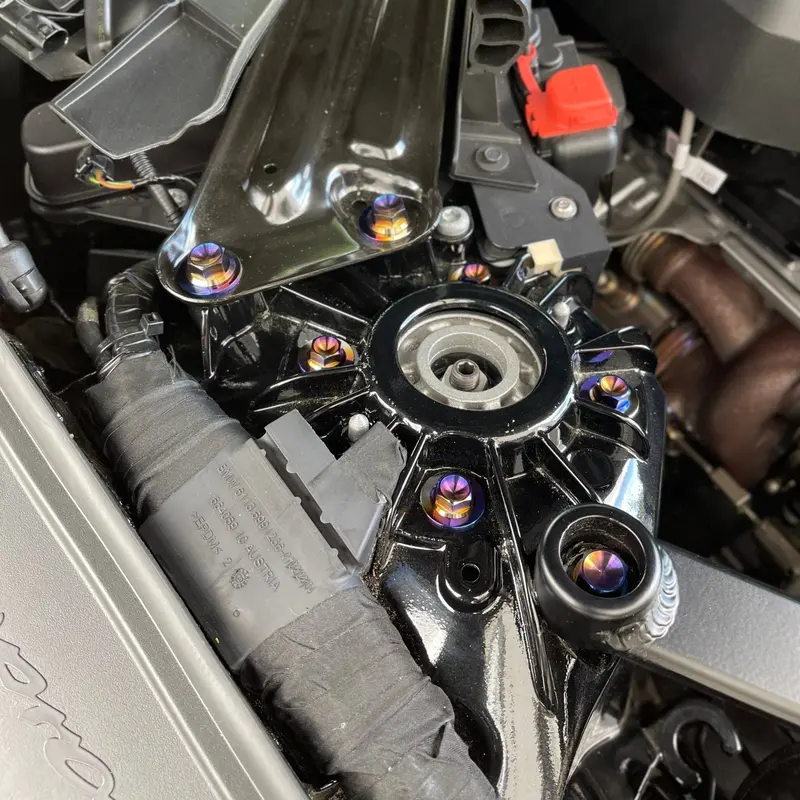 Jdc Titanium Strut Tower Hardware Kit | A90 Toyota Supra 1