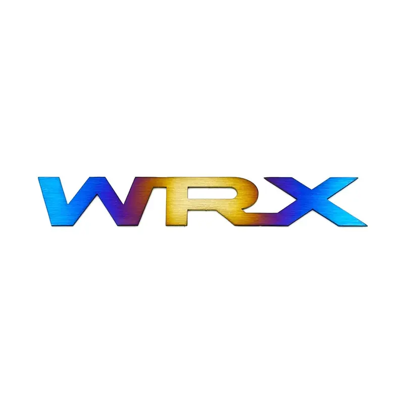 Jdc Titanium "Wrx" Trunk Badge | 2015+ Subaru Wrx 1