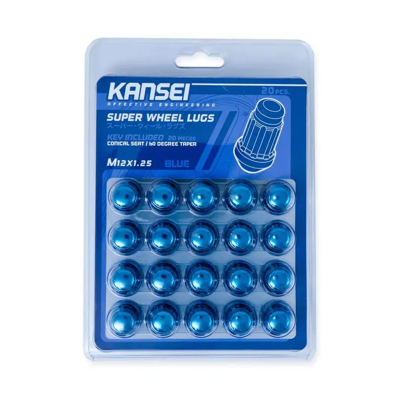 Kansei Lug Nuts - Blue - 12X1.5 1