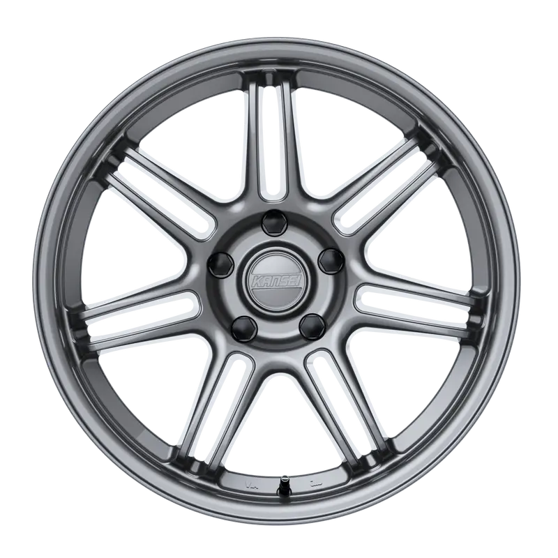 Kansei Seven Gunmetal 18X10.5 5X114.3 +22 | K17g-181512+22 1
