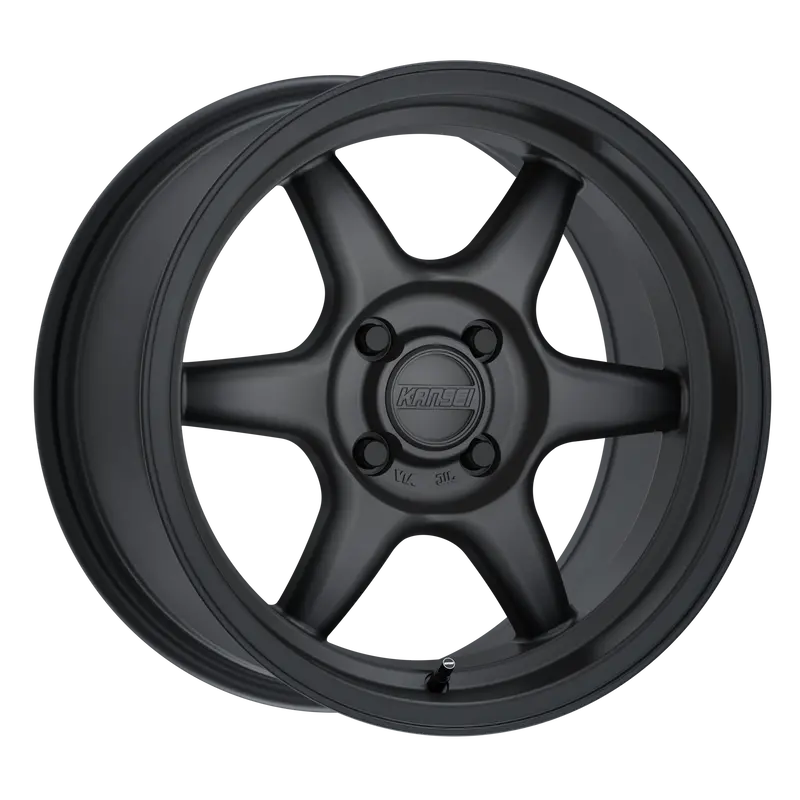 Kansei Tandem Satin Black 15X7 4X100 +25Mm | K11sb-157010+25 1