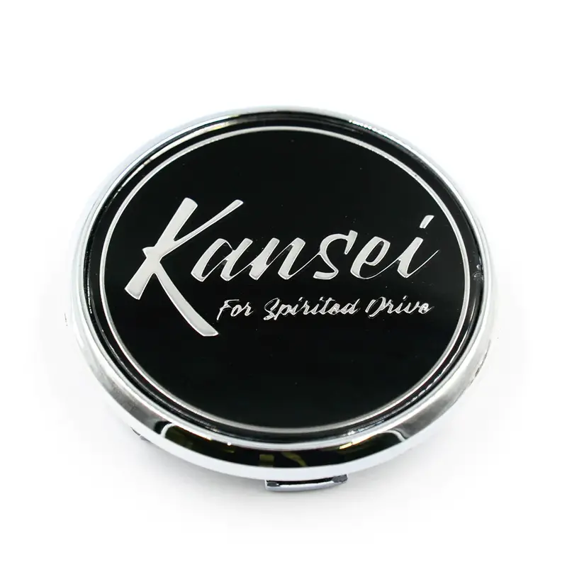 Kansei Wheels Black Gel Center Cap 1