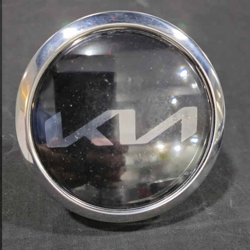 Kia Floating Center Caps Chrome Bezel Big Xl Caps Qty 4 1