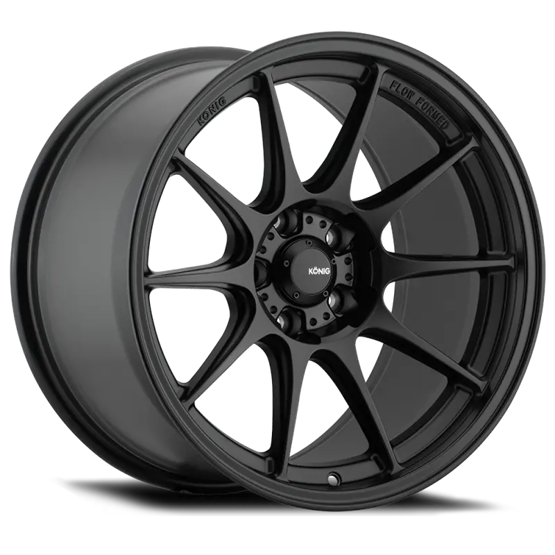 Konig Dekagram 16X8 4X108 Et40 Semi-Matte Black 1