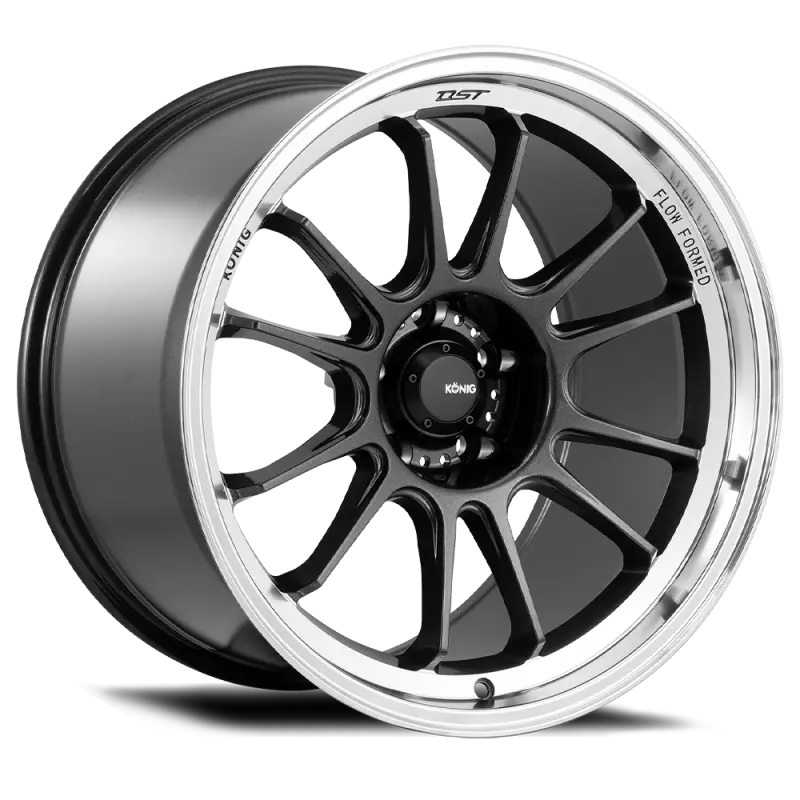 Konig Hypergram 18X8.5 5X114.3 Et45 Metallic Carbon W/ Machined Lip 1