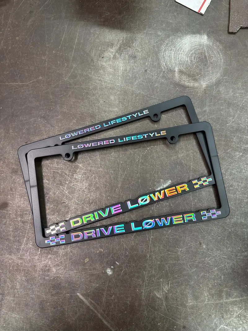 License Plate Frame - Drive Lower - Holographic 1
