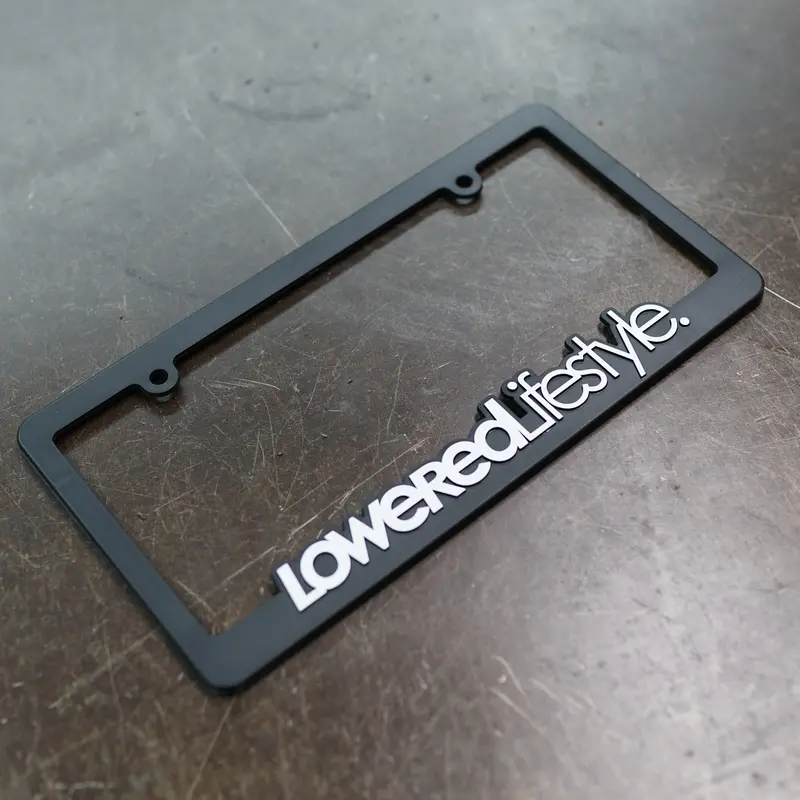 License Plate Frame - Og Logo - White 1