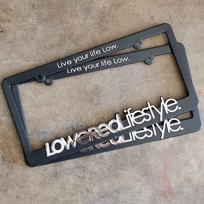 License Plate Frame With Og Logo - Chrome 1