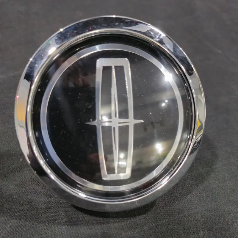 Lincoln New School Floating Center Caps New Logo Chrome Bezel Big Xl Caps Qty 4 1