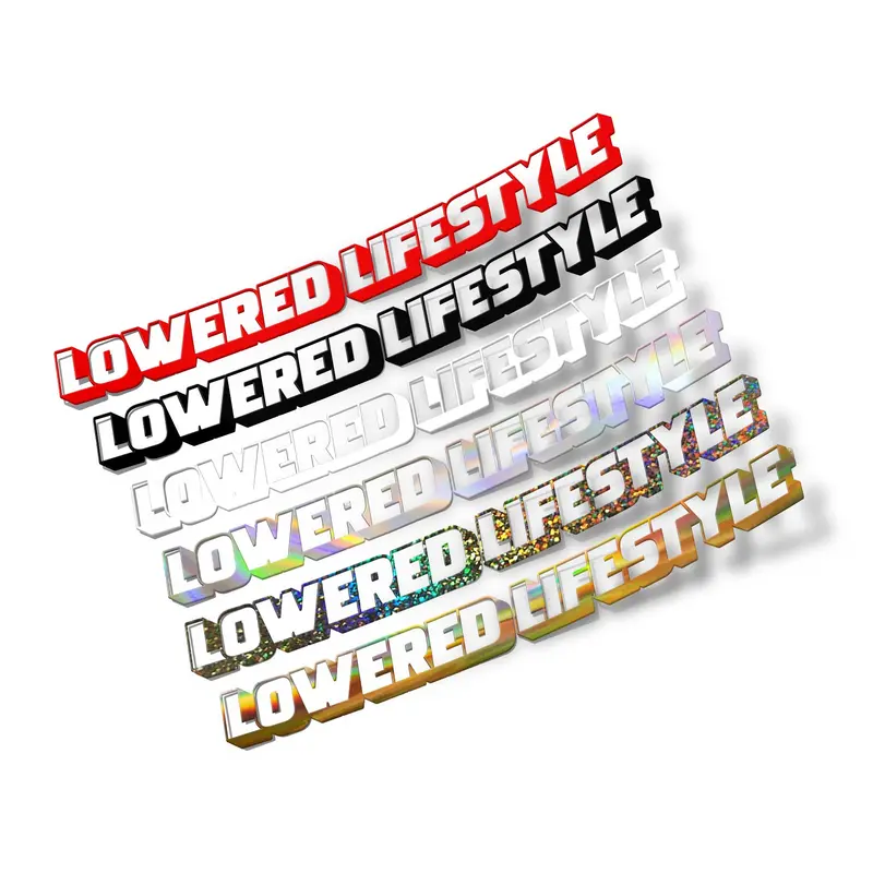 Lowered Lifestyle Blocky Boi Windshield Banner - 30" 1