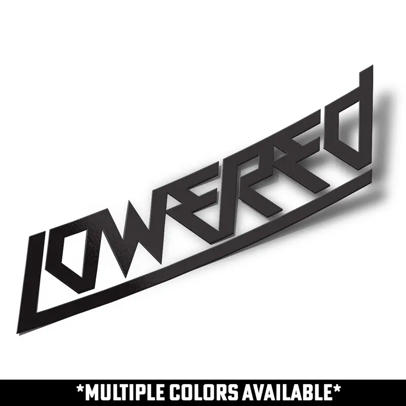 Lowered Lifestyle Rip Saw Sticker - 8" 1