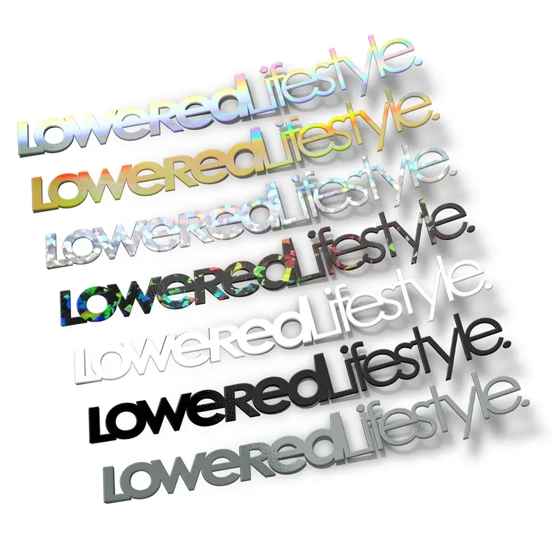 Lowered Lifestyle Windshield Banner - 30" 1
