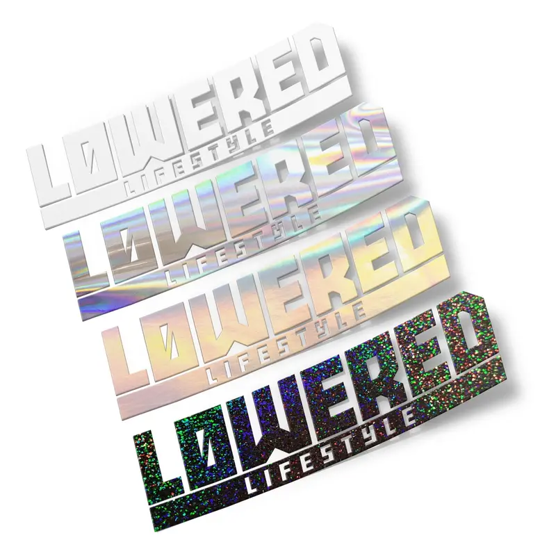 Lowered Lifestyle Windshield Banner (Circuit Logo) - 24" 1