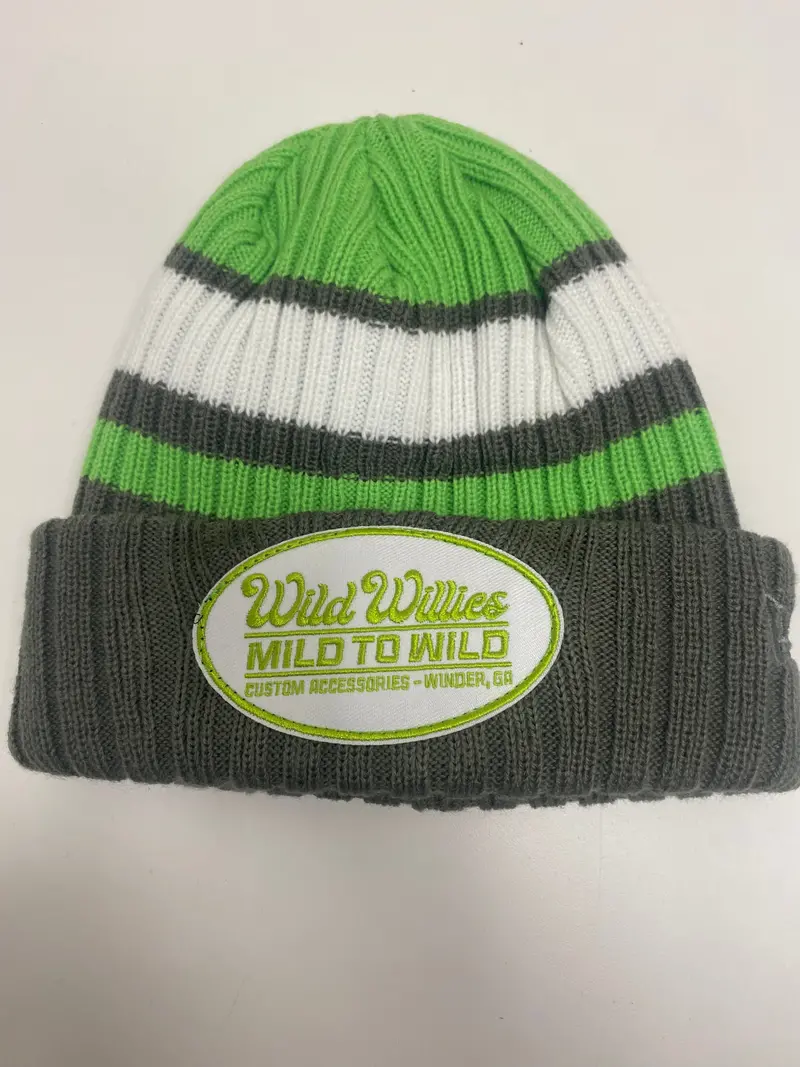 New Era Stripe Beanie 1