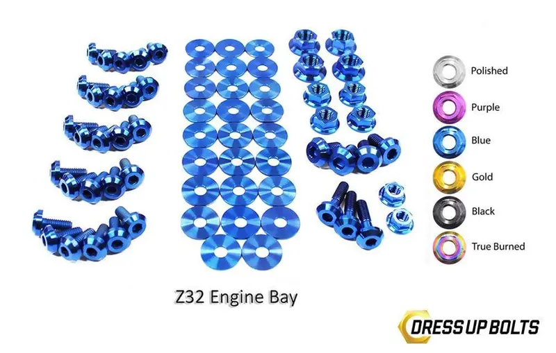 Nissan 300Zx (1990-1999) Titanium Dress Up Bolts Engine Bay Kit 1