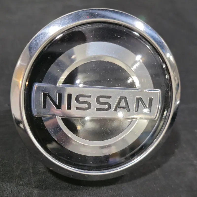 Nissan Floating Center Caps New Logo Chrome Bezel Big Xl Caps 4 Qty 1
