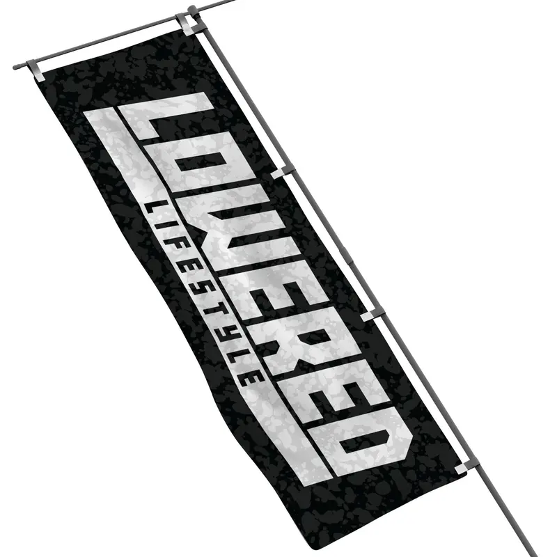 Nobori Flag - Circuit Logo Speckle 1