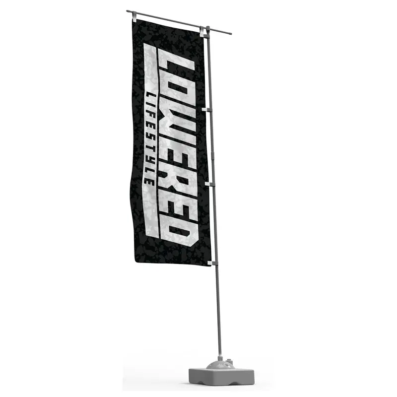 Nobori Flag - Circuit Logo Speckle 2