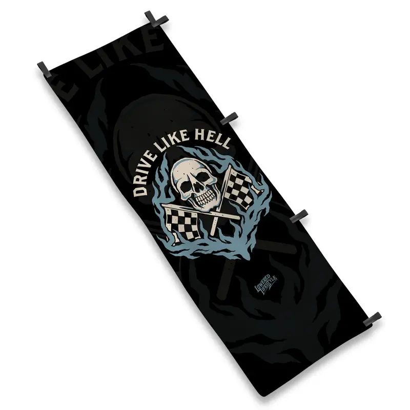 Nobori Flag - Drive Like Hell Skull 1