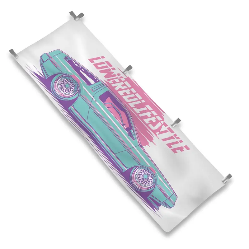 Nobori Flag - Slammed Delorean 1