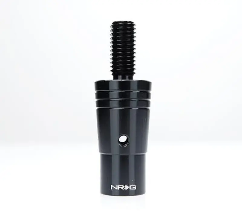 Nrg 14Mm Euro Aluminum Adapter W/ M10x1.5 Thread Pitch - Black 1