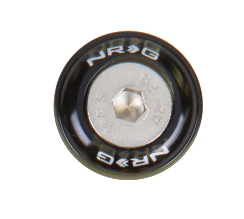 Nrg Fender Washer Kit W/Rivets For Metal (Black) - Set Of 10 1