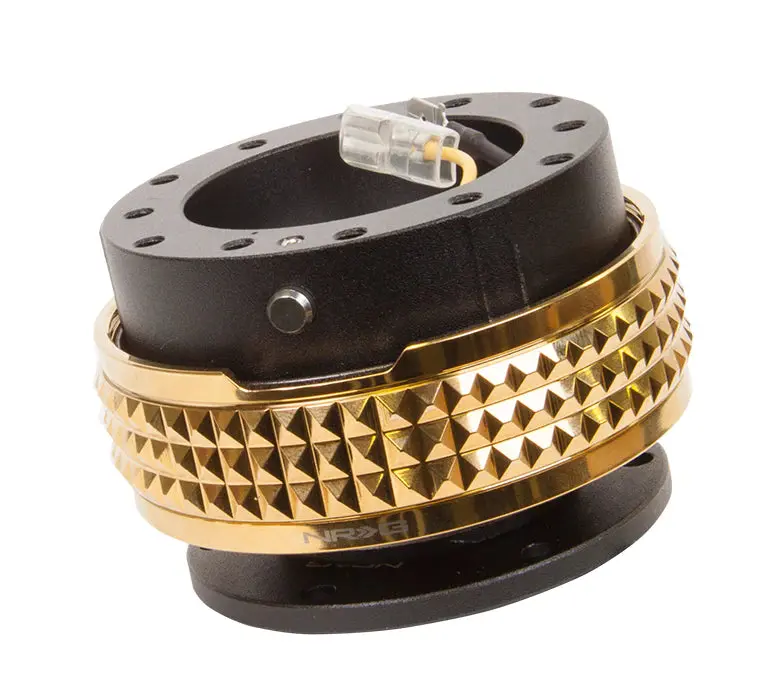 Nrg Quick Release 2.1 - Black Body / Chrome Gold Pyramid Ring 1
