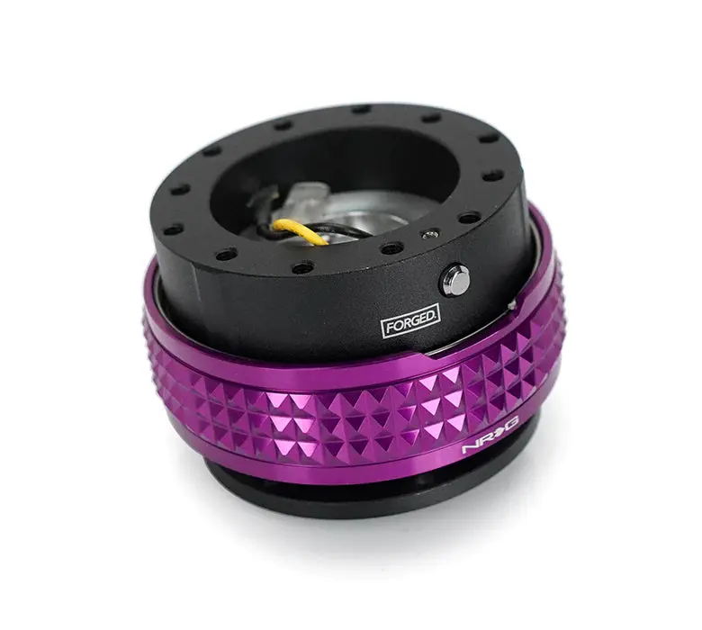 Nrg Quick Release 2.1 - Black Body / Purple Pyramid Ring 1