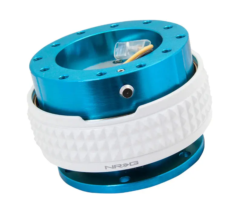 Nrg Quick Release 2.1 - New Blue Body / Glow In The Dark Pyramid Ring 1