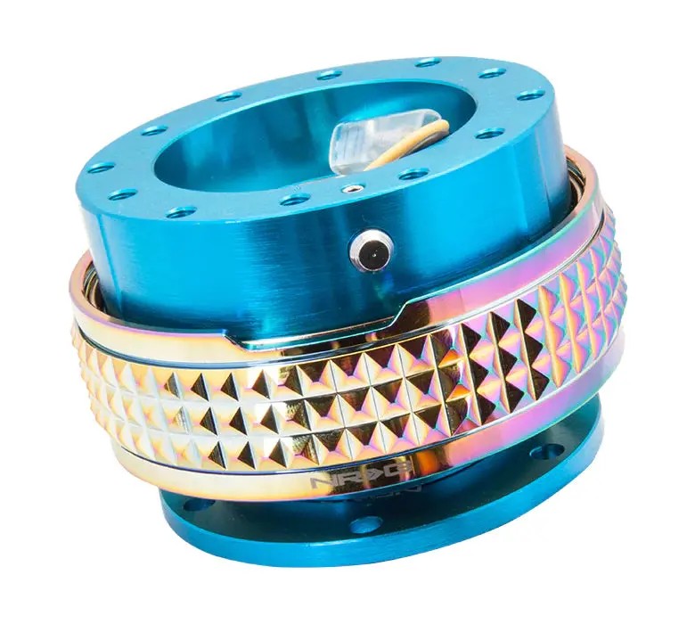 Nrg Quick Release 2.1 - New Blue Body / Neochrome Pyramid Ring 1