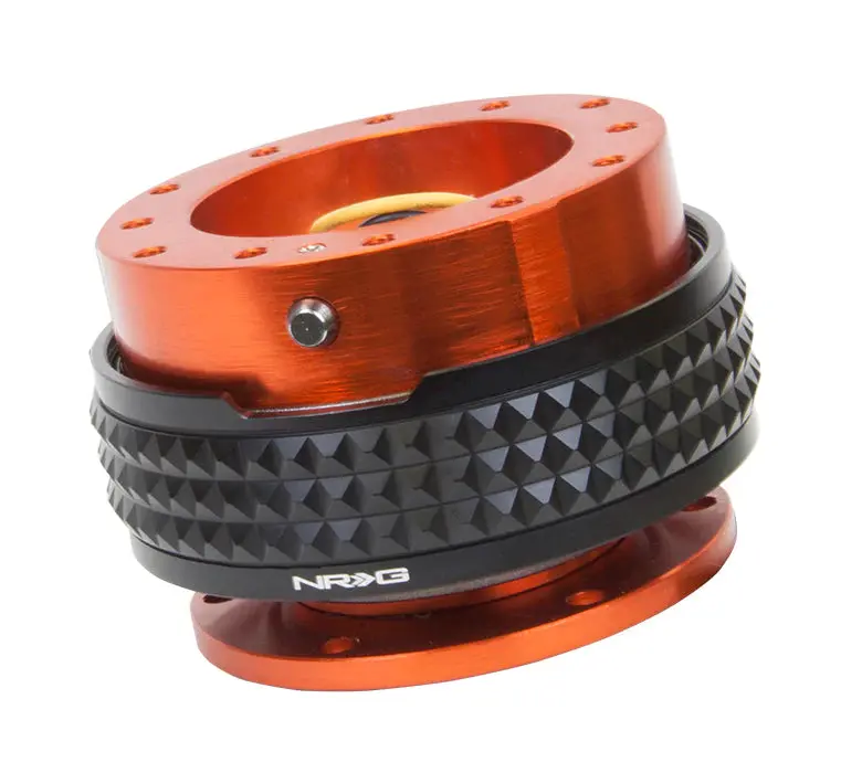 Nrg Quick Release 2.1 - Orange Body / Black Pyramid Ring 1