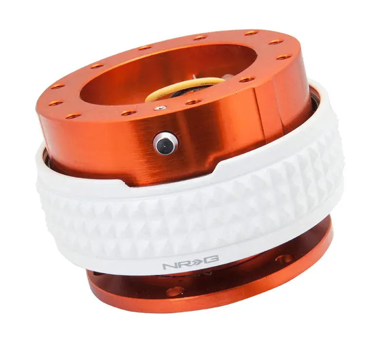 Nrg Quick Release 2.1 - Orange Body / Glow In The Dark Pyramid Ring 1
