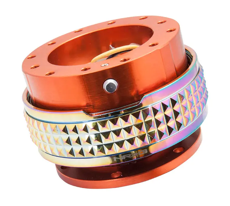 Nrg Quick Release 2.1 - Orange Body / Neochrome Pyramid Ring 1
