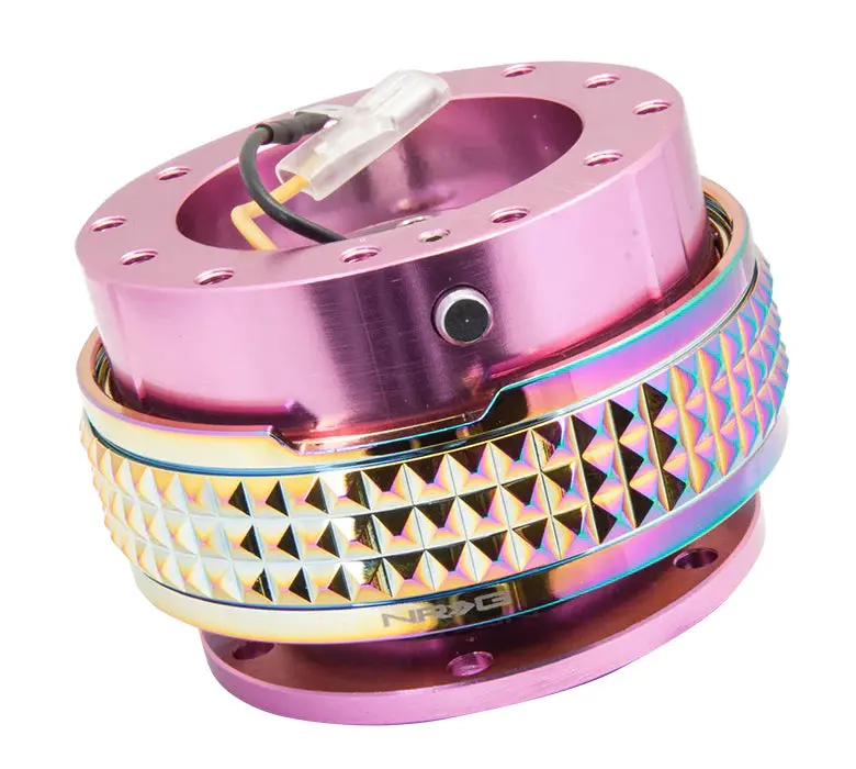 Nrg Quick Release 2.1 - Pink Body / Neochrome Pyramid Ring 1