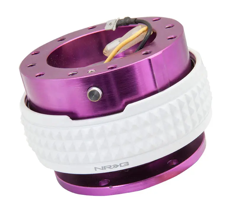 Nrg Quick Release 2.1 - Purple Body / Glow In The Dark Pyramid Ring 1