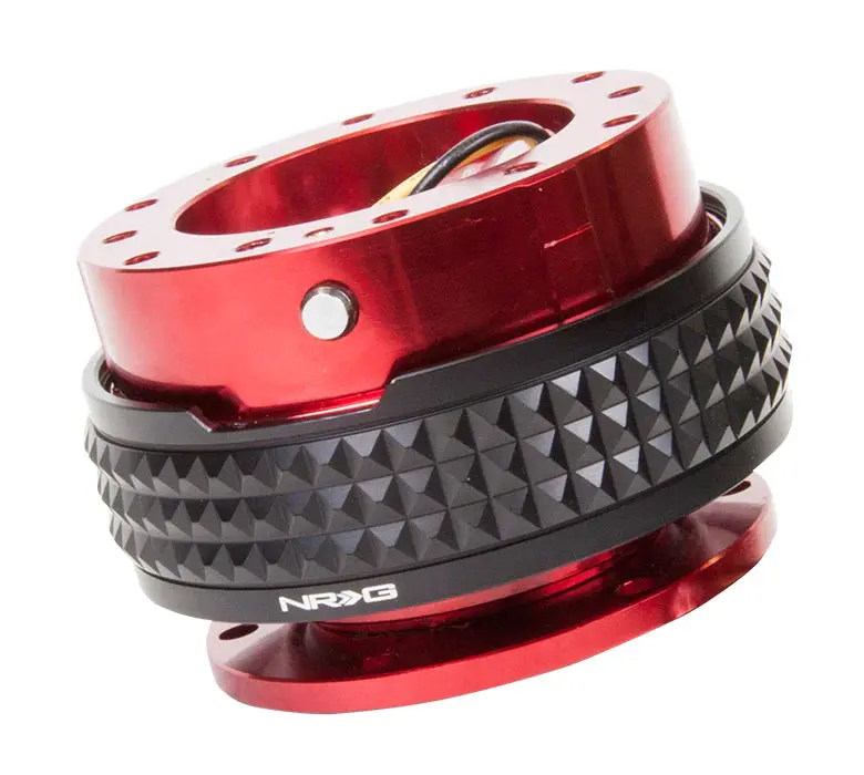 Nrg Quick Release 2.1 - Red Body / Black Pyramid Ring 1