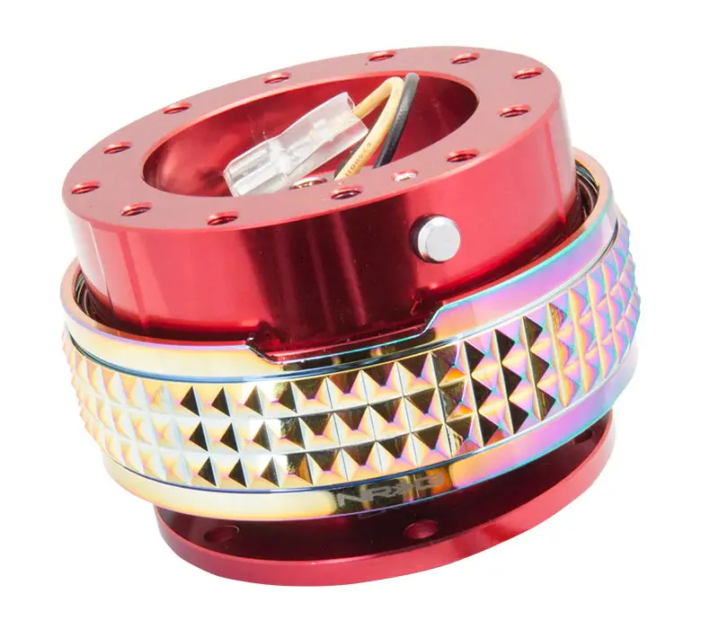 Nrg Quick Release 2.1 - Red Body / Neochrome Pyramid Ring 1