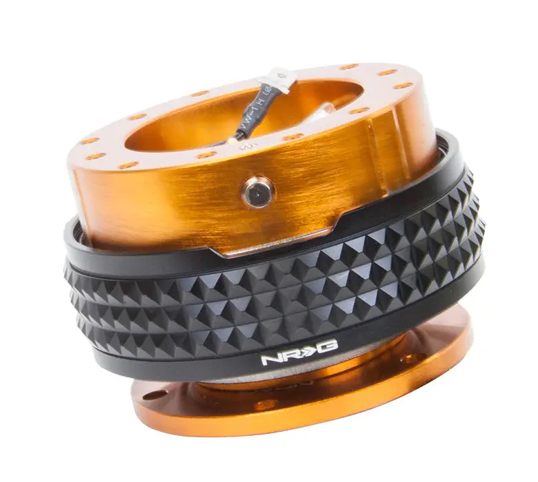 Nrg Quick Release 2.1 - Rose Gold Body / Black Pyramid Ring 1