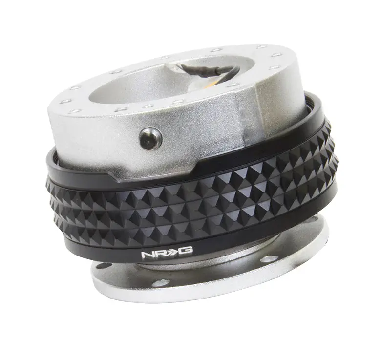 Nrg Quick Release 2.1 - Silver Body / Black Pyramid Ring 1