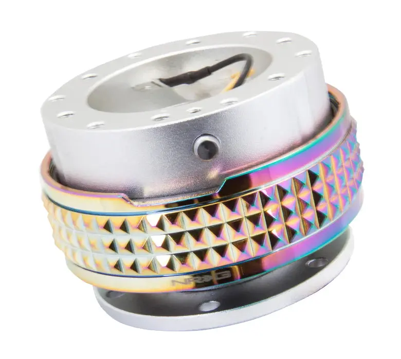 Nrg Quick Release 2.1 - Silver Body / Neochrome Pyramid Ring 1