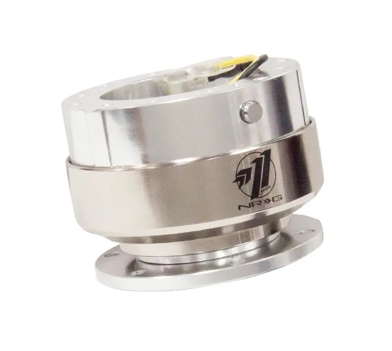 Nrg Quick Release - Silver Shinny Body/ Brushed Silver Ring 1