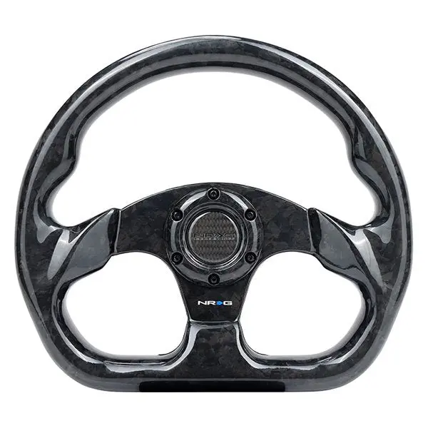 Nrg Steering Wheel Black Forged Carbon Fiber 320Mm Flat Bottom 1
