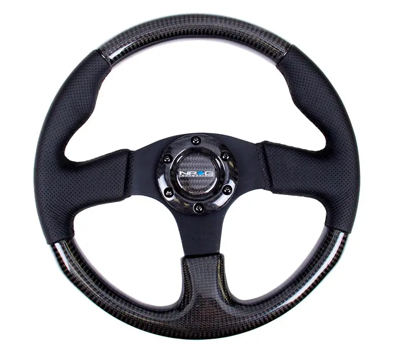 Nrg Steering Wheel Carbon Fiber 315Mm With Black Stitching 1