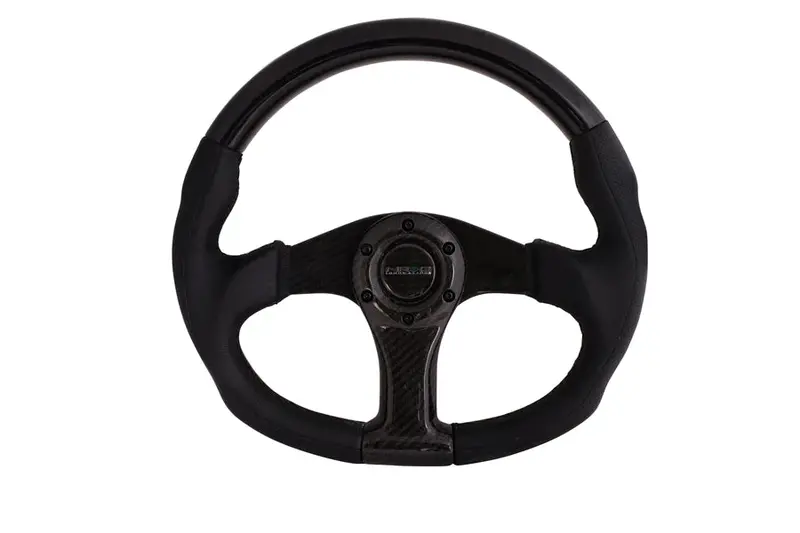Nrg Steering Wheel Carbon Fiber 350Mm Black Carbon Oval Shape 1